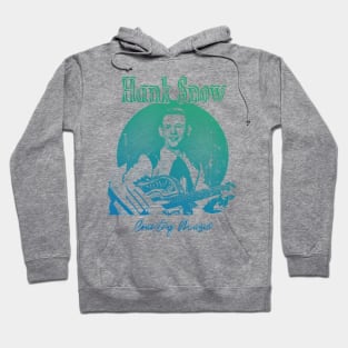 Hank Snow// green solid style, Hoodie